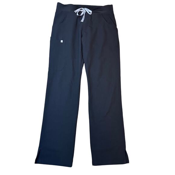 Figs Pants - Figs Kade Cargo Scrub Pants BLACK Small